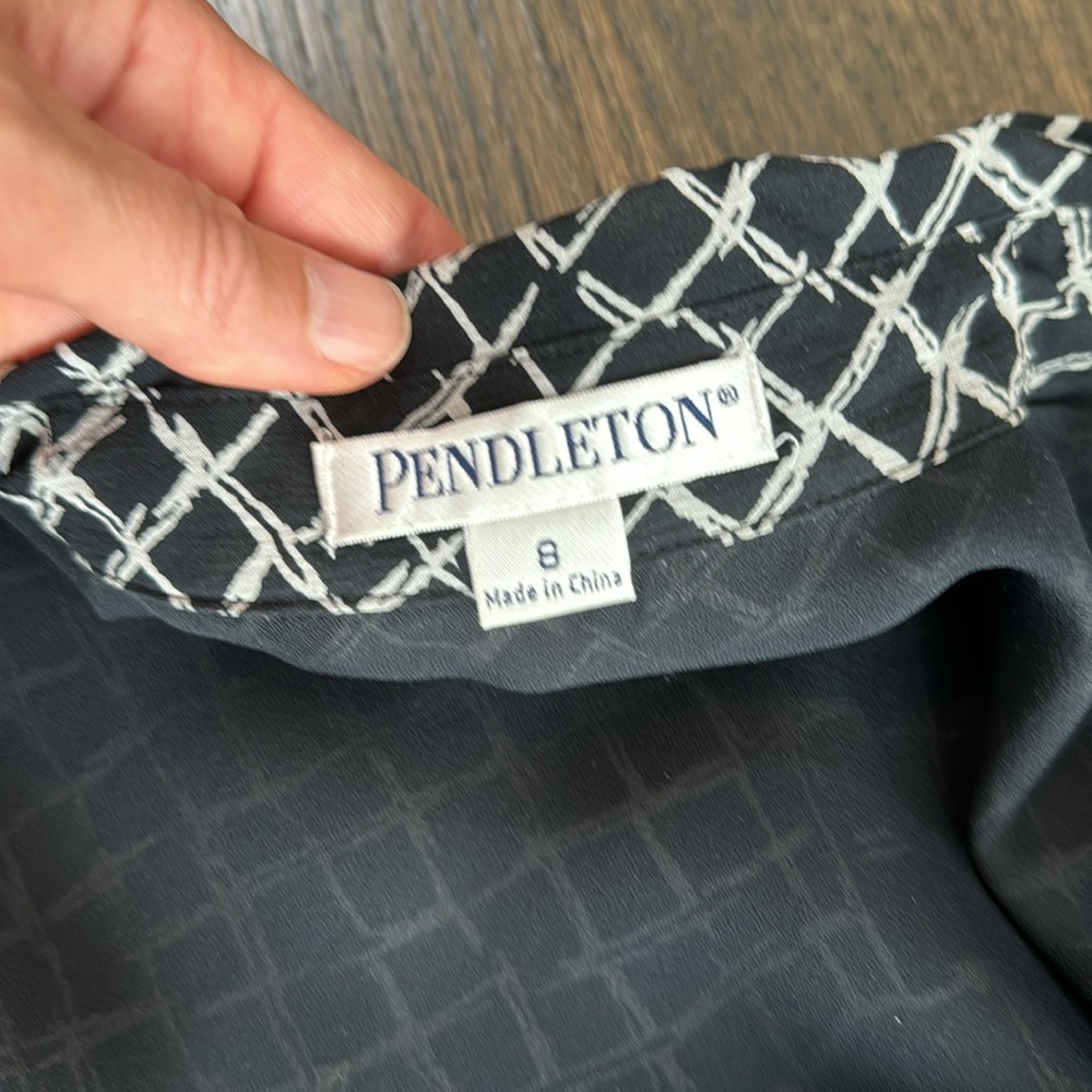 Pendleton Silk Blouse - image 6